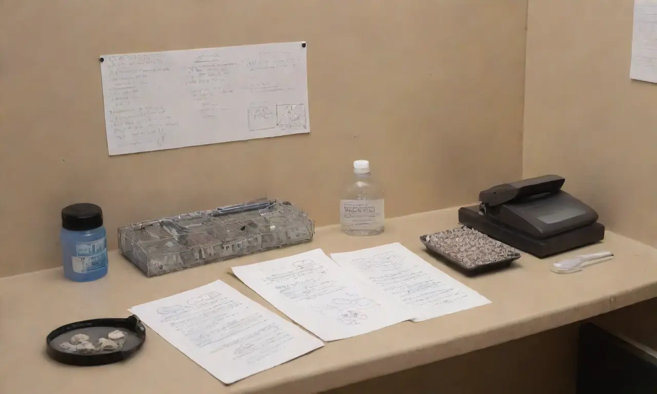 Un ambiente sereno y cuidado en un laboratorio de investigación con roedores