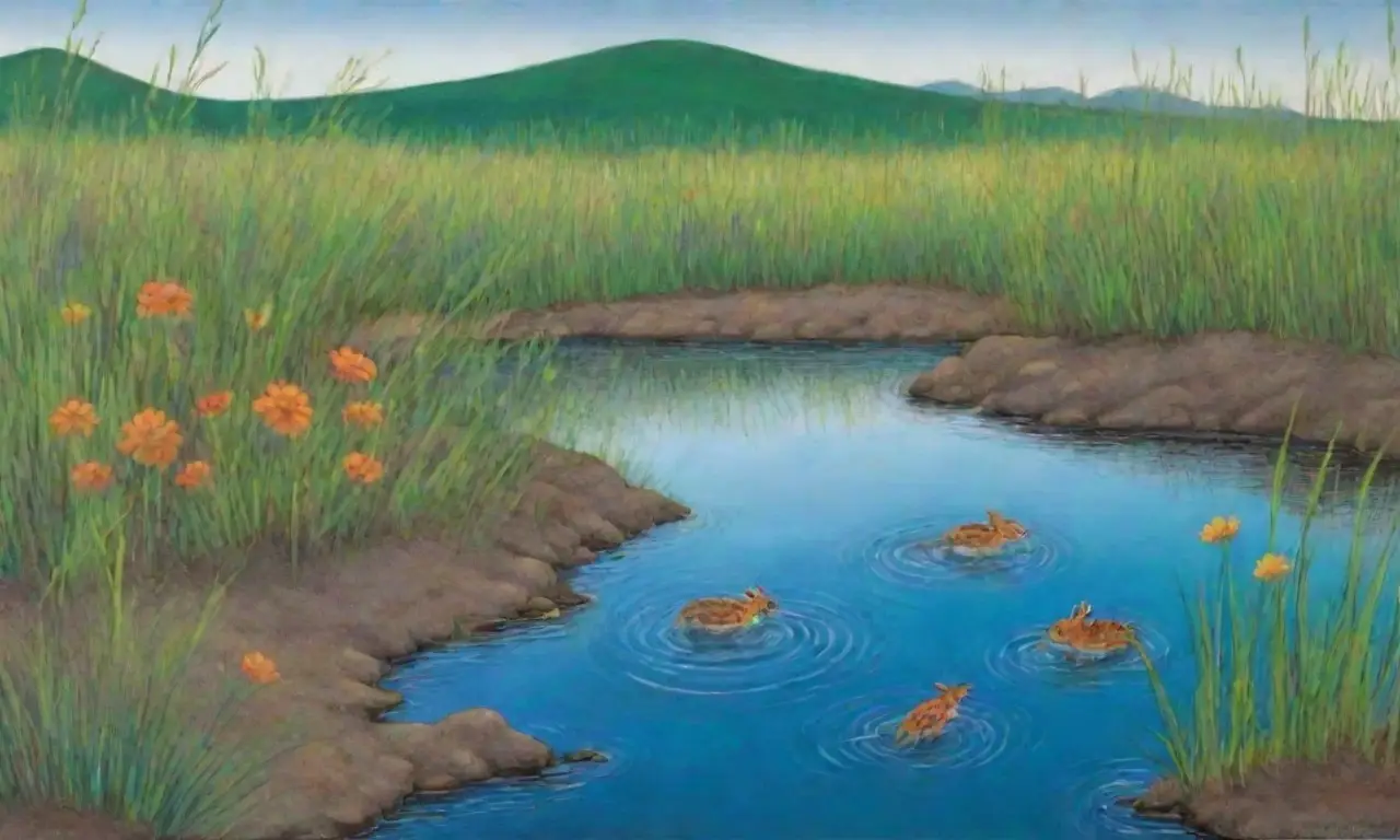 Un paisaje natural vibrante y lleno de vida