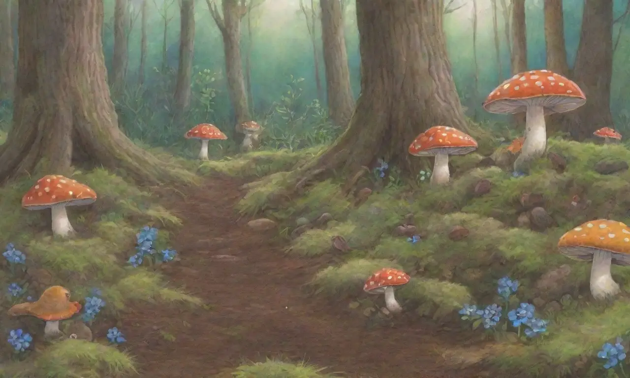 Un bosque verde y vibrante lleno de vida y tranquilidad