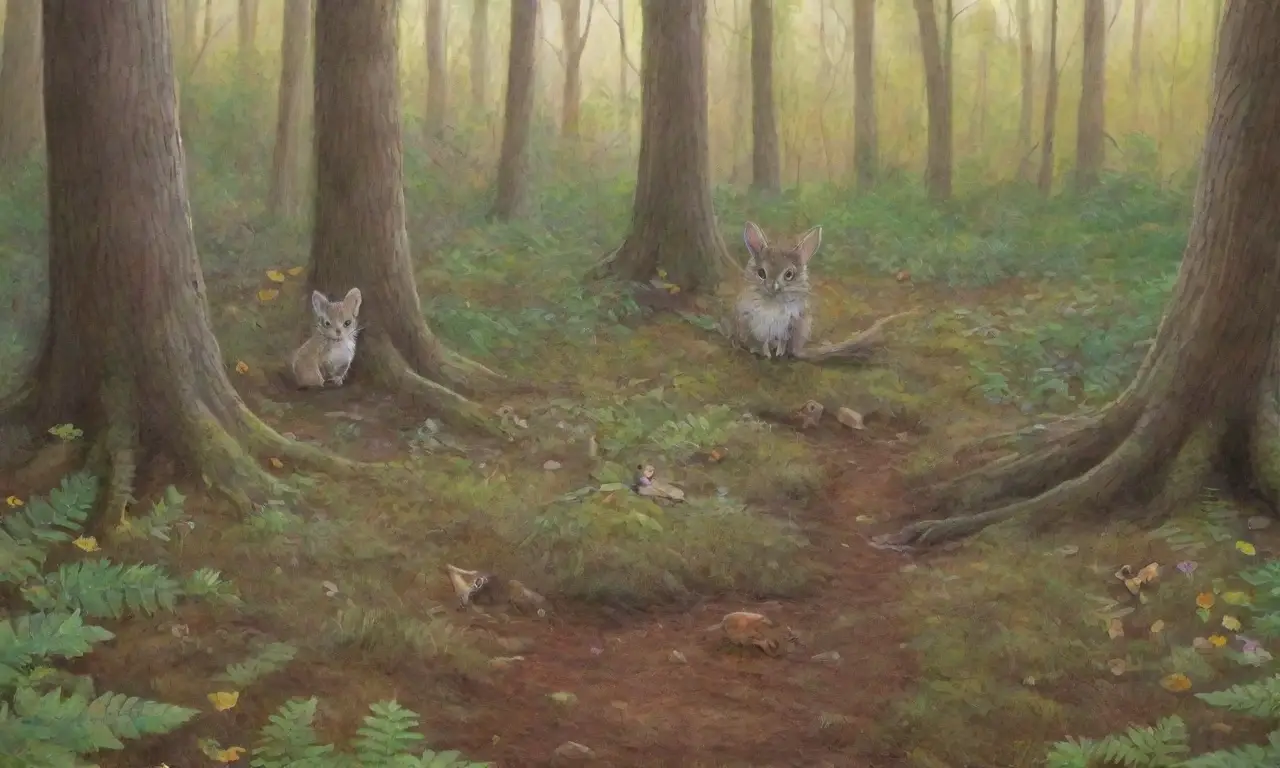 Un bosque vibrante y lleno de vida que refleja la fragilidad de la naturaleza
