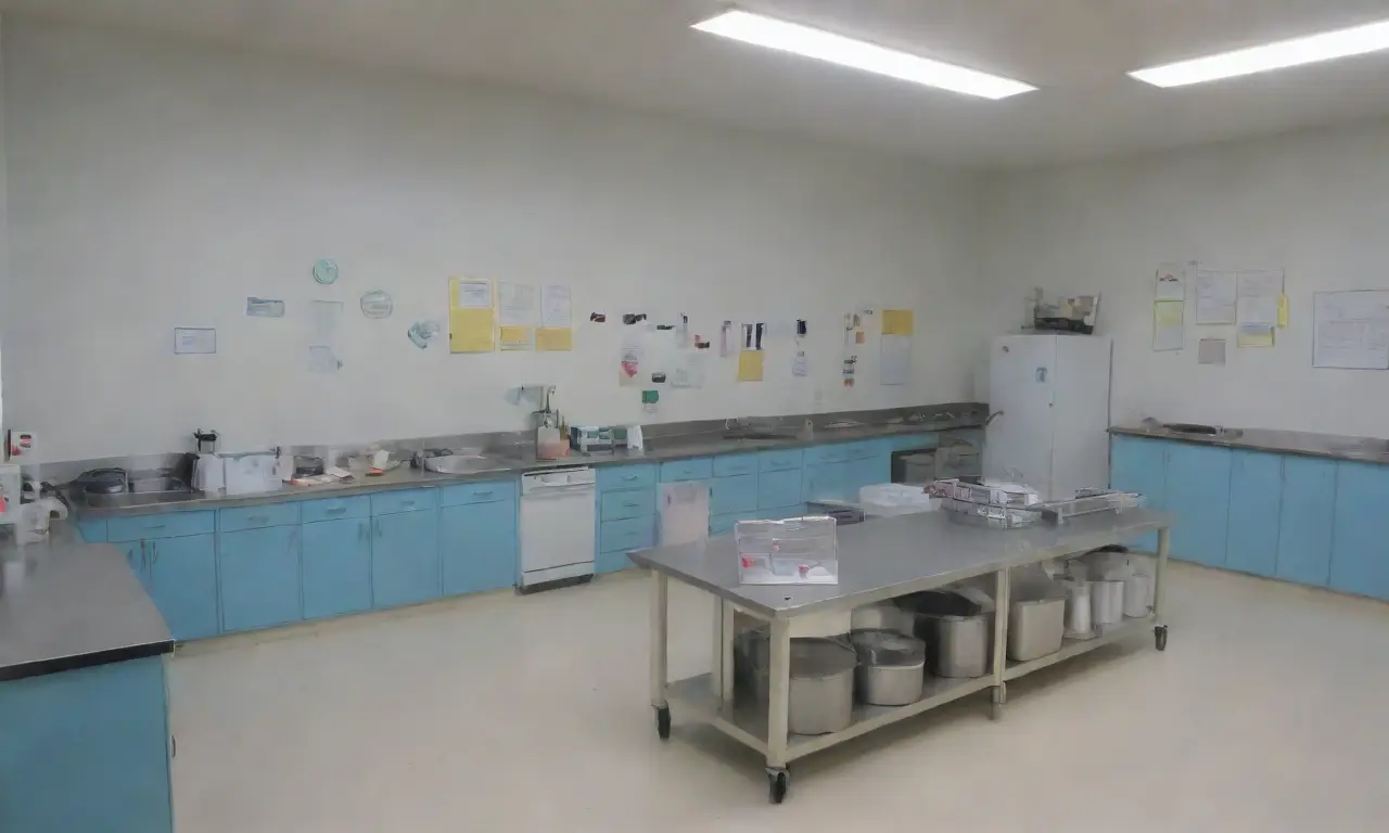 Un laboratorio ético y sereno con investigadores dedicados y pequeños roedores