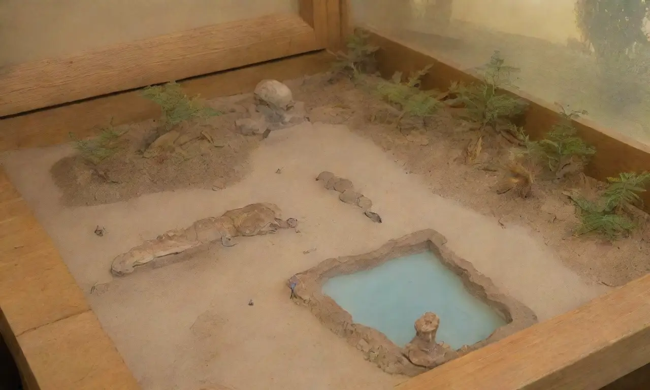 Ratas fósiles en un museo polvoriento, con vitrinas agrietadas y ecos de extinción