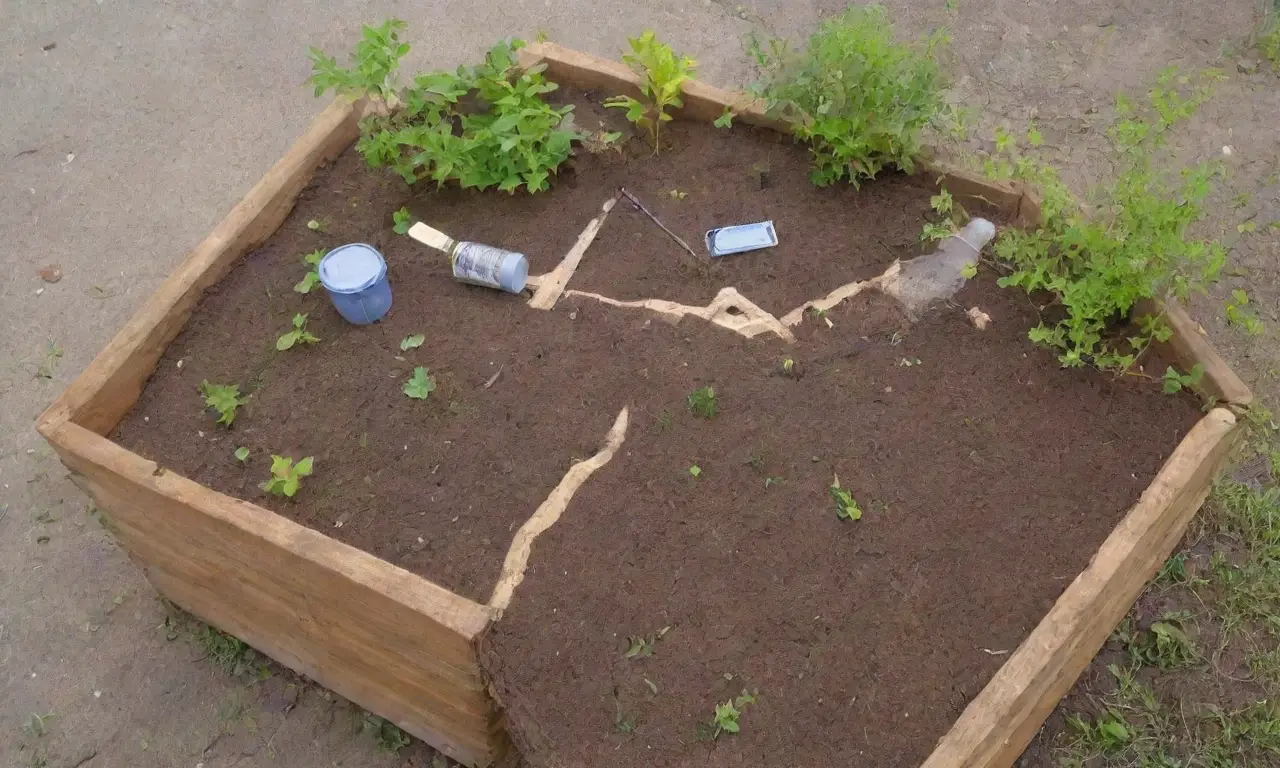 Naturaleza armoniosa con elementos sostenibles y vida comunitaria