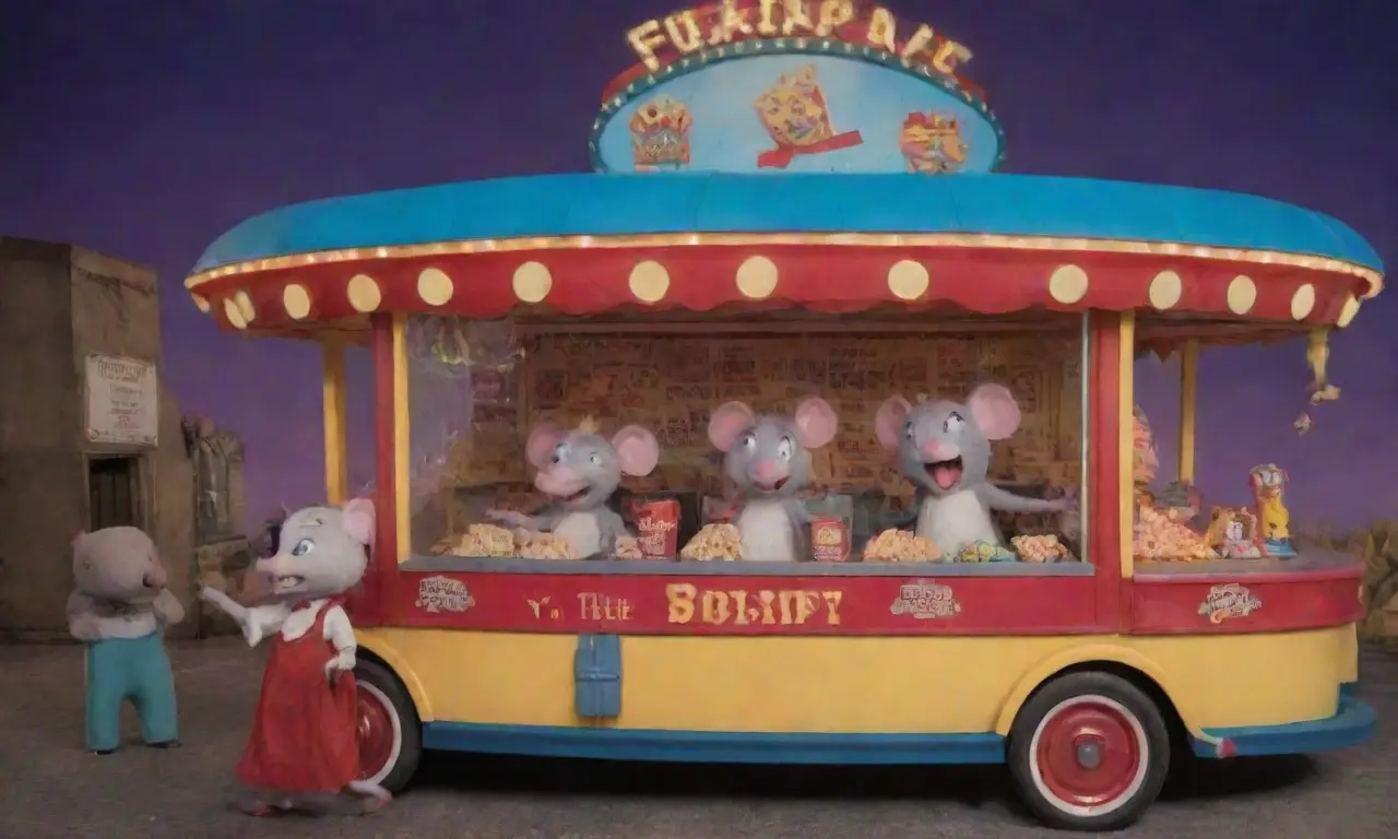 Un cine vibrante y mágico lleno de luces, ratones juguetones y dulces sorpresas