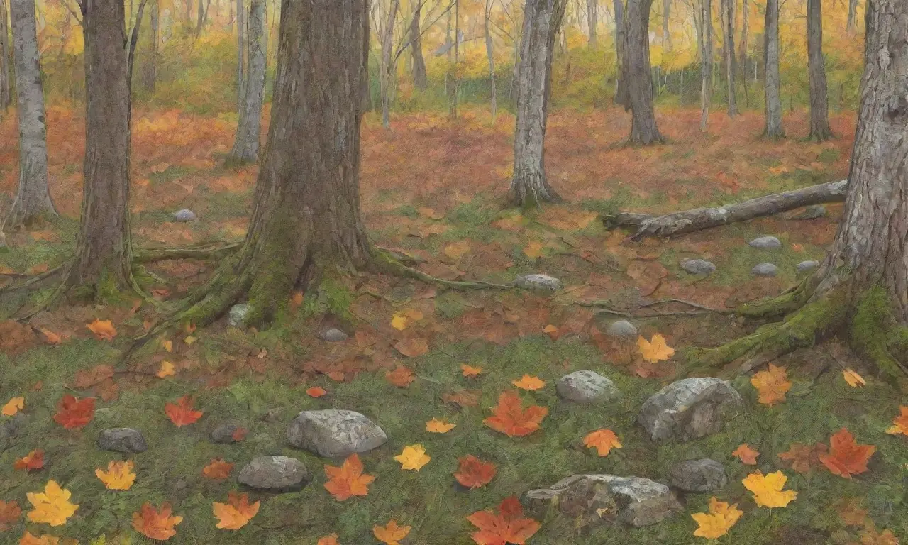Un bosque vibrante y diverso lleno de vida y equilibrio ecológico