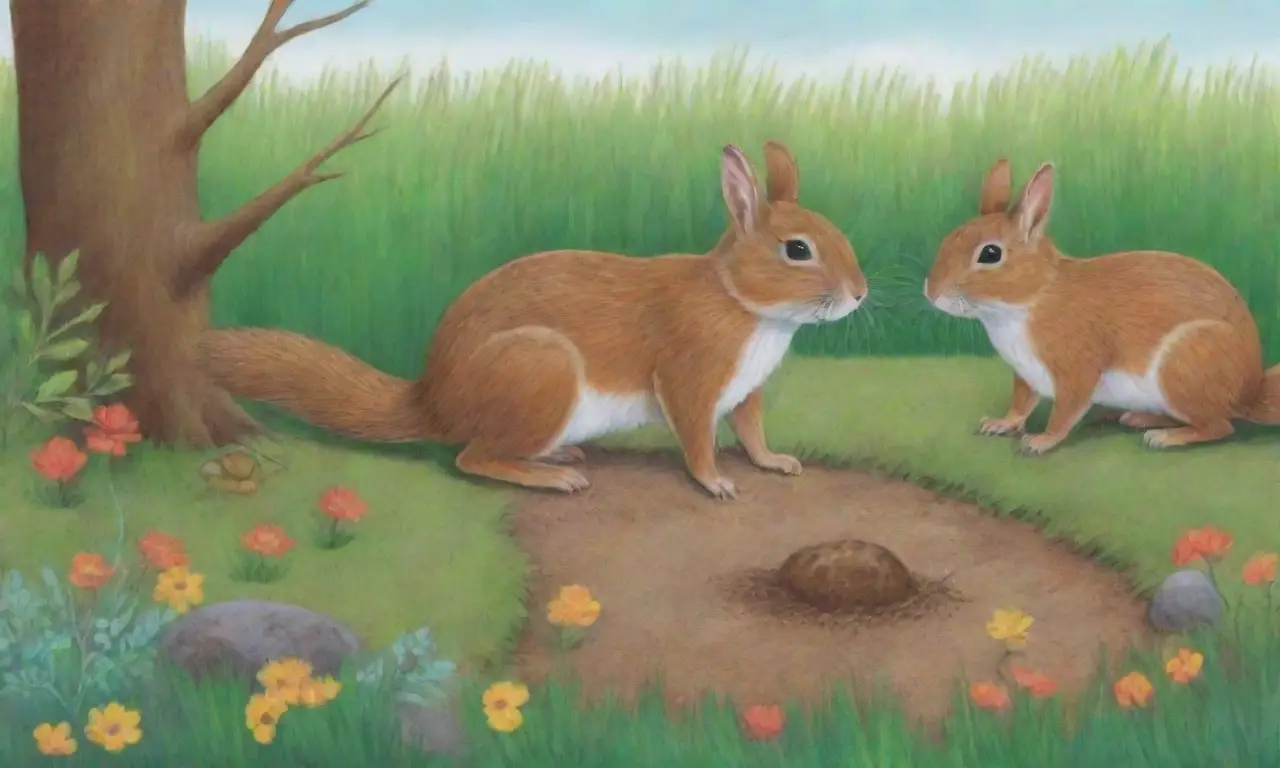 Un bosque vibrante lleno de vida y comunicación entre sus habitantes
