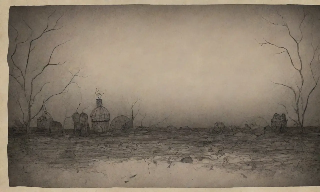 Un ambiente tenebroso y siniestro lleno de sombras, susurros y objetos olvidados