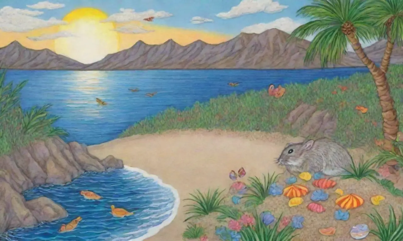 Un paisaje isleño vibrante y diverso, lleno de vida y belleza natural