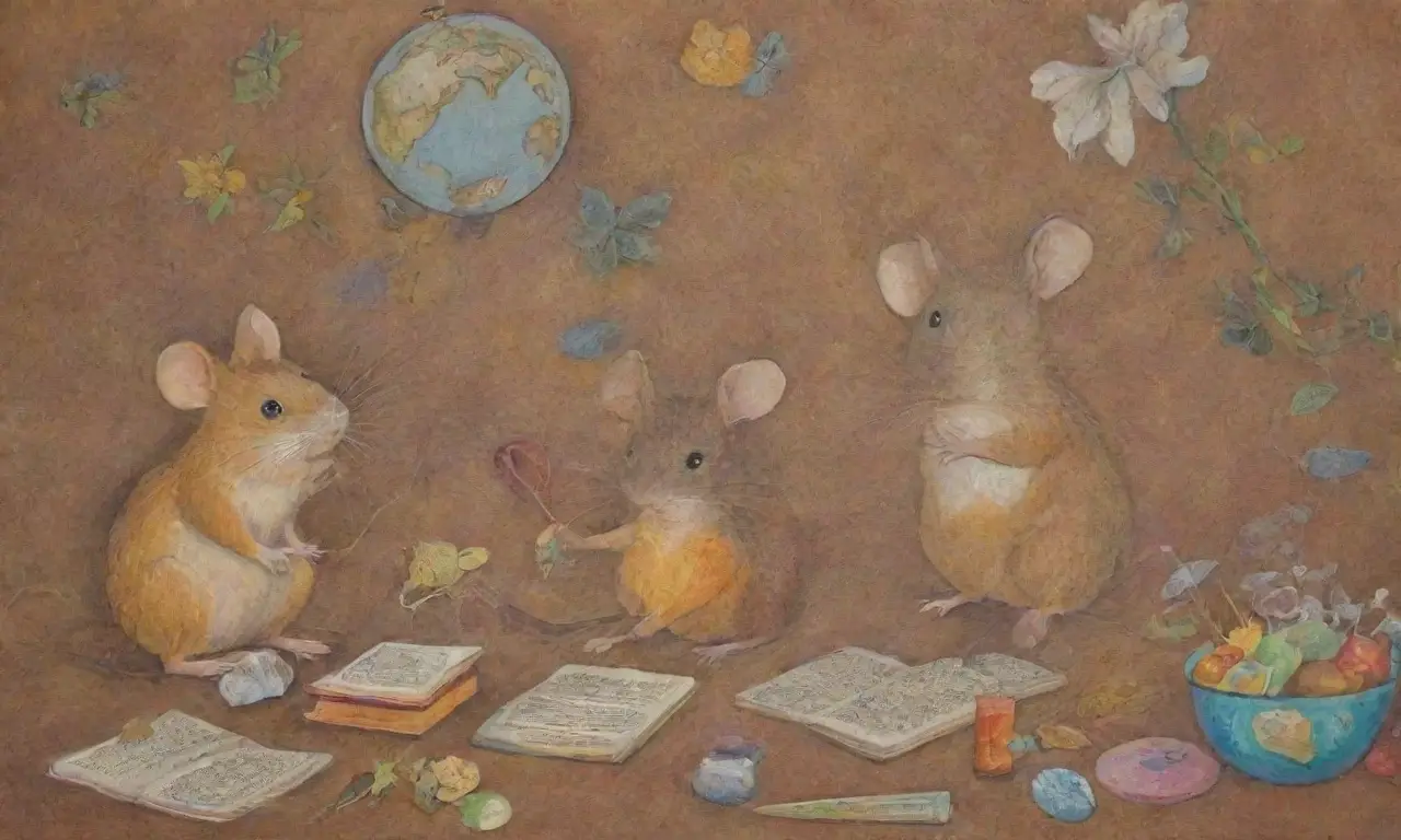 Un mural vibrante que fusiona ciencia, cultura y curiosidad sobre los roedores