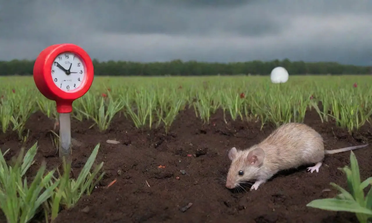 Un paisaje de muerte y advertencia en un entorno agrícola