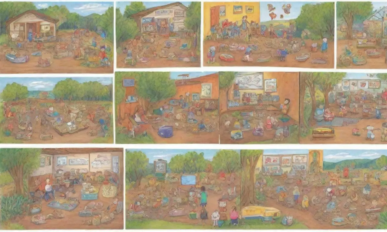 Un aula vibrante y acogedora llena de ilustraciones, actividades y recursos sobre roedores