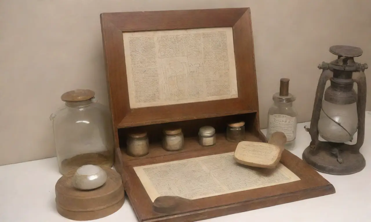 Un ambiente de descubrimiento y reverencia, con antiguos documentos, ilustraciones de roedores y especímenes cuidadosamente dispuestos